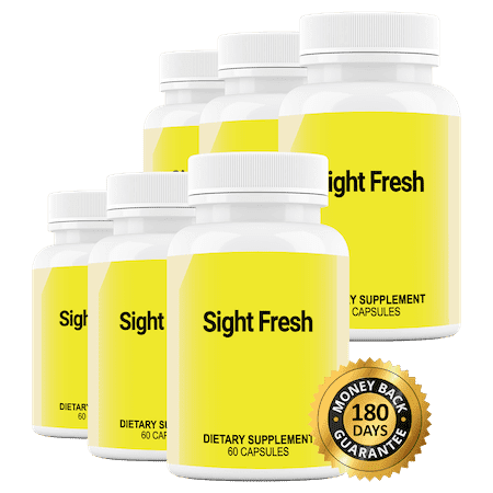 Six bottles of Sight Fresh with 180 days money back badge